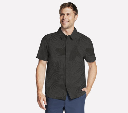 The GO WALK Air Printed Short Sleeve Shirt | Men Skechers near me