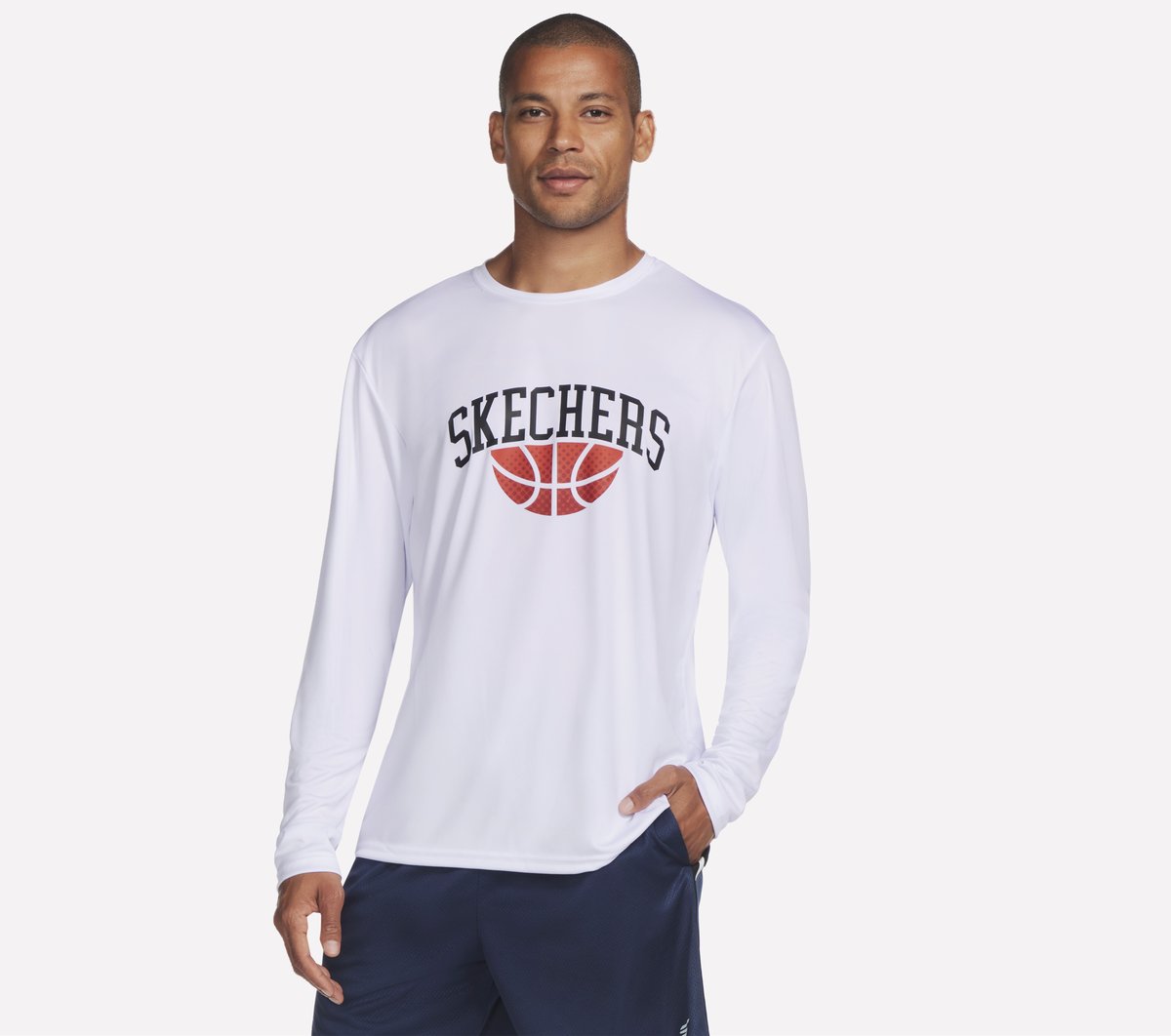 Hoops Long Sleeve Tee | Men Skechers for sale