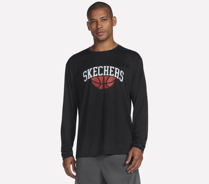 Hoops Long Sleeve Tee | Men Skechers for sale