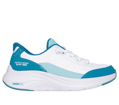 WHITE / TURQUOISE