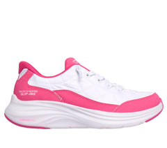 WHITE / HOT PINK
