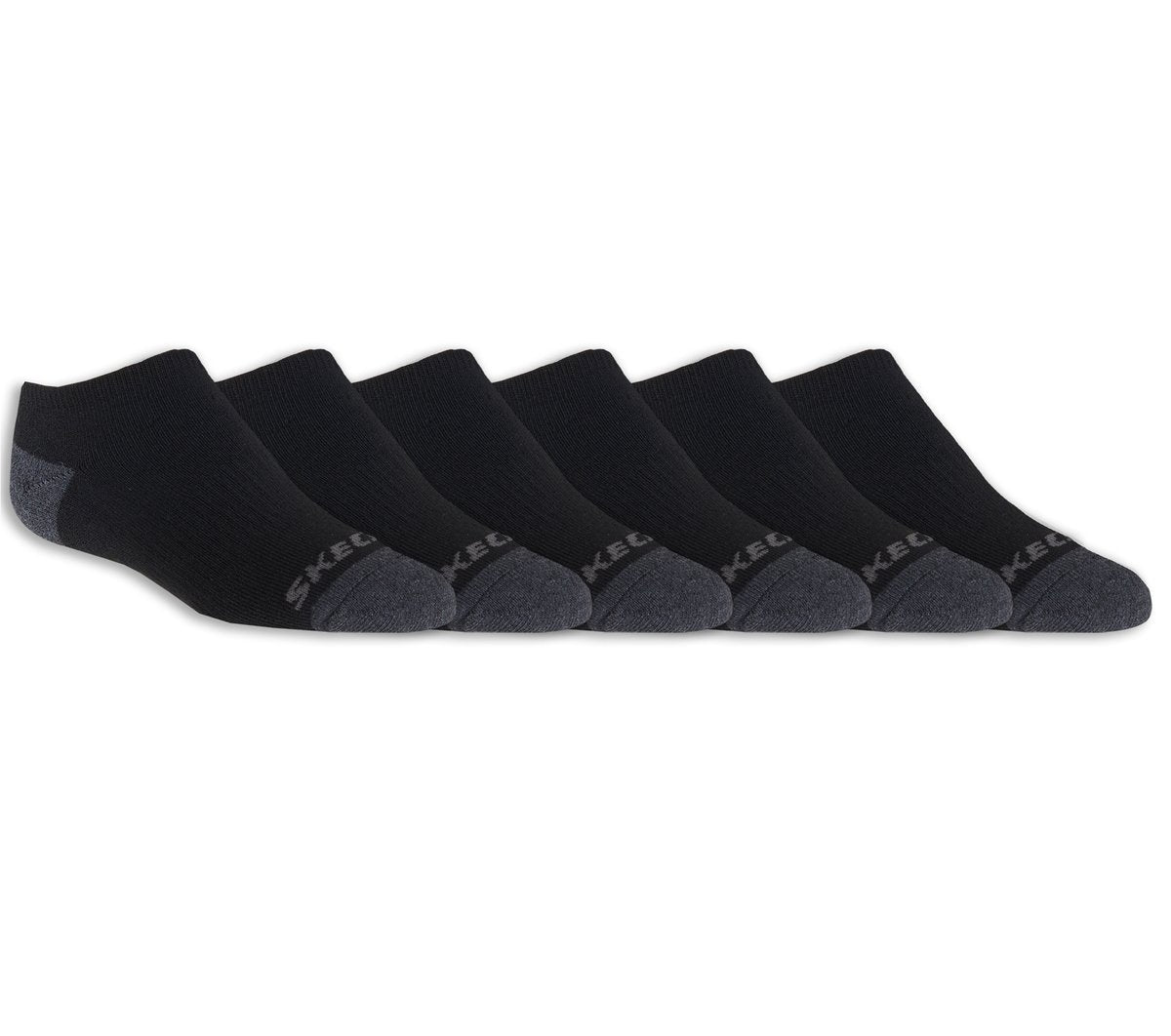 6 Pack Boys' No Show Socks | Skechers near me