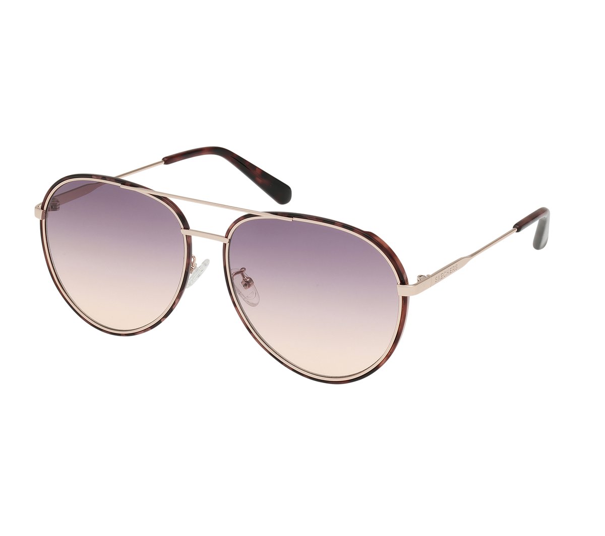 Rounded Metal Aviator Sunglasses | Skechers for sale