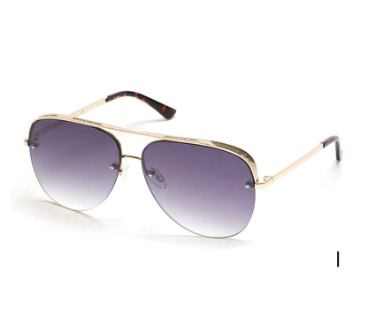 Semi-Rimless Metal Aviator | Skechers near me